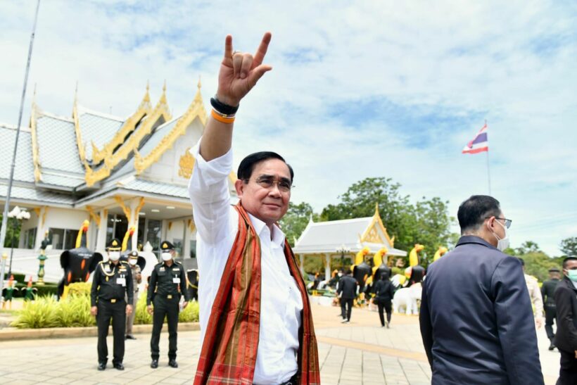 Thai authorities search for graffiti activists insulting ex PM Prayut