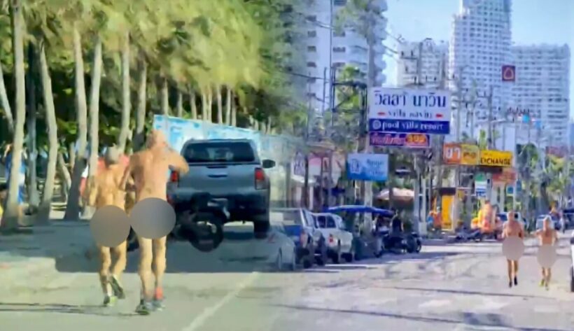 Speedo-wearing middle-aged joggers in Jomtien cause uproar