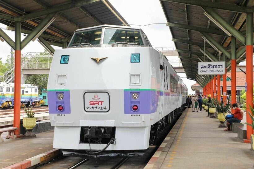 Japan donates cute trains to Thailand, ready for public use next month