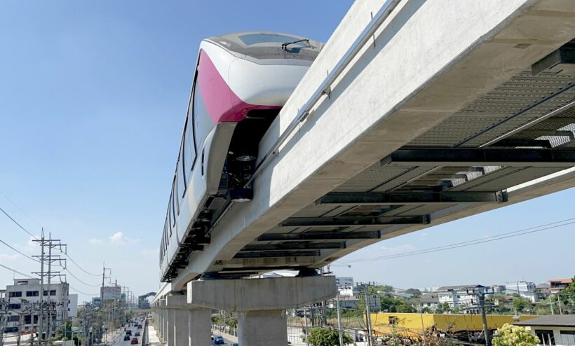 Pink Line monorail 95% complete, opening soon