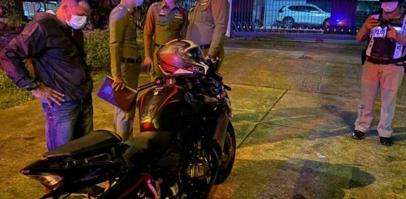 Police officer crashes ‘big bike’ in Bangkok, 1 dead, 2 injured