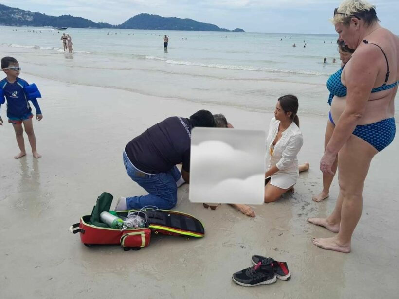 Patong lifeguards rescue Australian tourist who suddenly fell unconscious