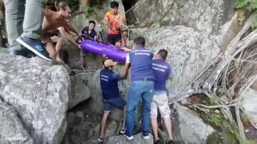 British man falls from waterfall cliff on Koh Samui