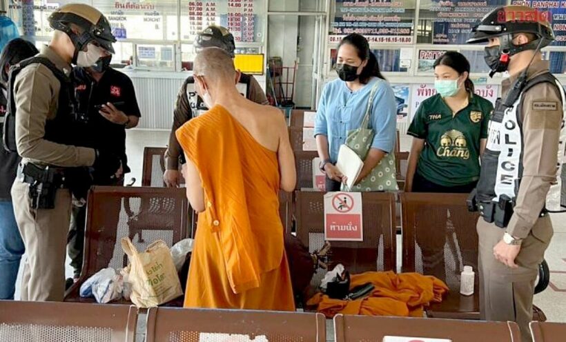 Unable to find a temple home, monk living in bus terminal