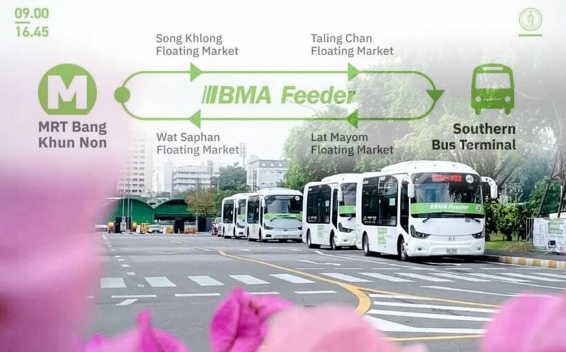 Free electric buses to Bangkok attractions from today