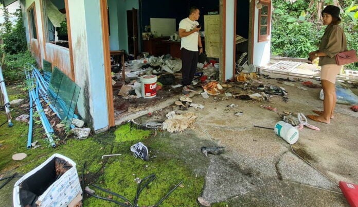 Thieves ransack a Patong rental house