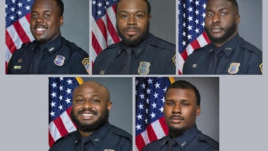 Five US police officers charged with murder over fatal beating of black man