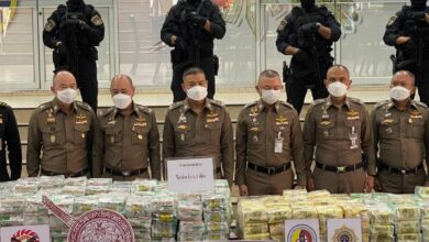Thai police seize 1.1 tonnes of crystal meth in just one week