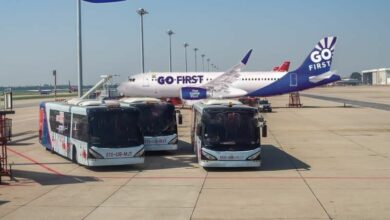 Indian flight departs with 55 passengers left on bus