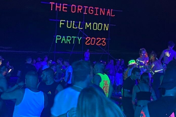 Thai island holds first Full Moon party of the year, draws 20,000 tourists