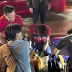 Motorcyclist aided after accident by Anutin | Thaiger