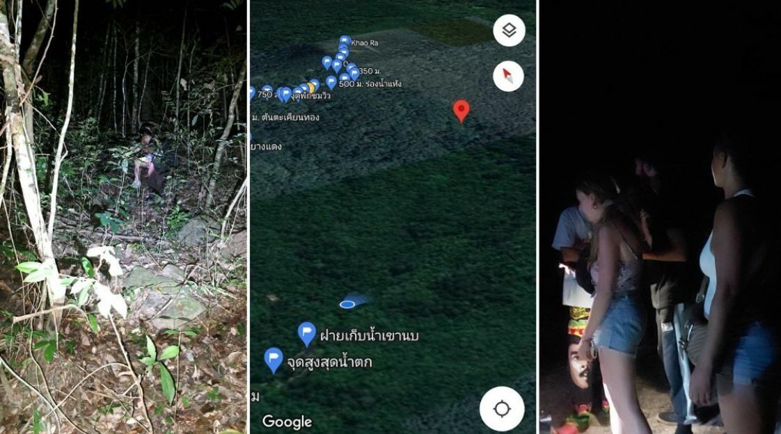 Three foreign tourists rescued from Thai jungle