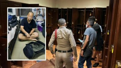 Man arrested for stealing over 10 million baht in valuables at a fitness centre