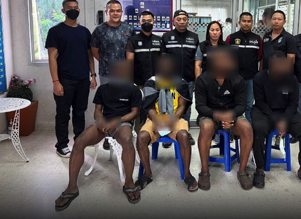 Phuket police bust Nigerian overstayers