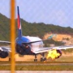 Russian plane engine catches fire on Phuket runway | Thaiger