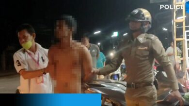 Naked man causes mayhem in Ratchaburi shop | Thaiger