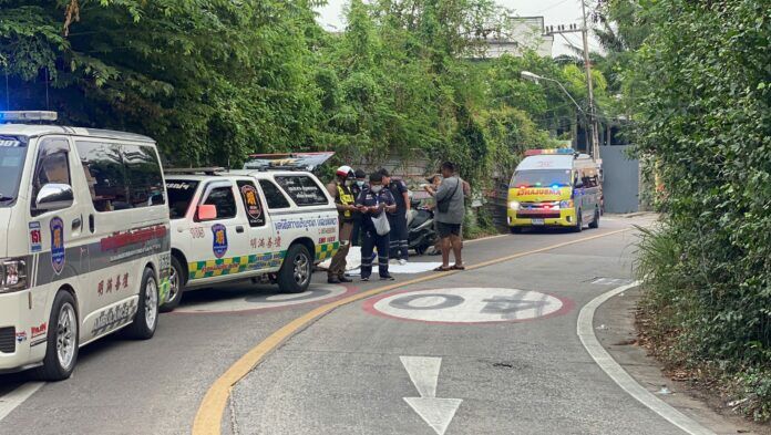 Elderly German man dies in Pattaya motorbike crash