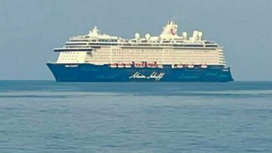 Cruise ship brings over 2,000 European tourists to Koh Samui and Chon Buri