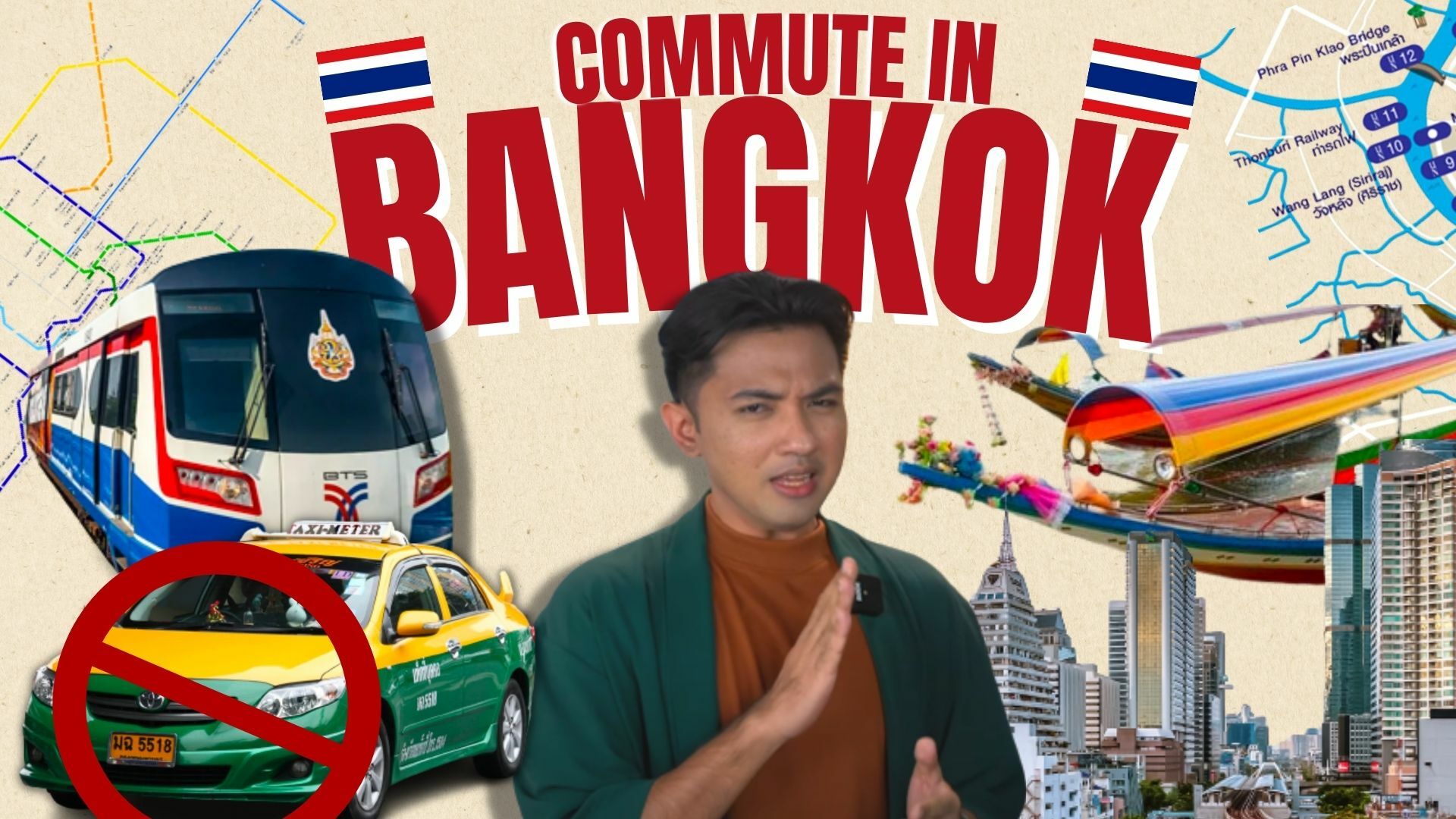 First time in Thailand!? Don’t take a taxi! Do this instead…