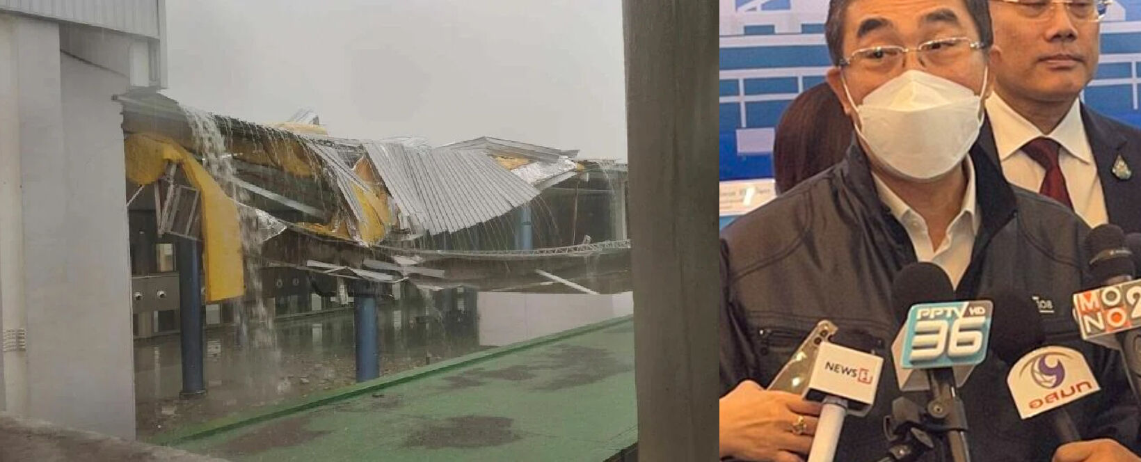 No one responsible for Service Hall collapse at Don Mueang Airport, confirms AOT