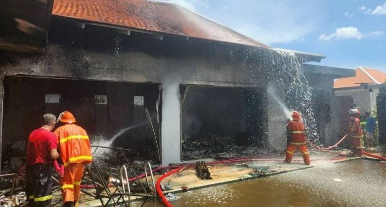 Blaze severely damages Phuket luxury villa