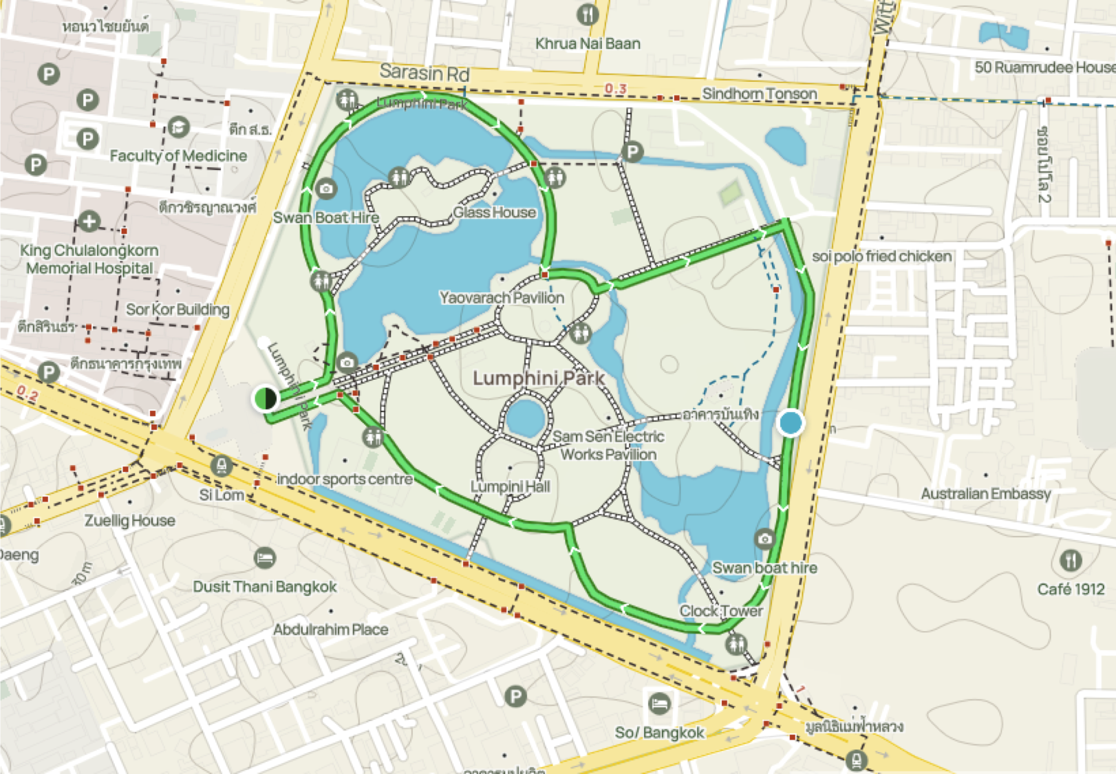 Best parks runs in Bangkok