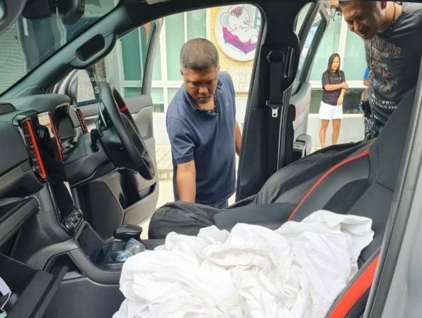 Russian man rushed to hospital after being found in stolen pickup truck in Phuket