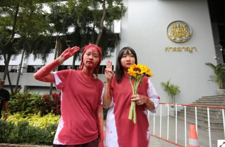 Two young Thai activists in serious condition after staging hunger strike over lèse-majesté law