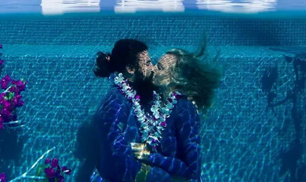 Early Valentine’s Day Guinness World Record set for longest underwater smooch