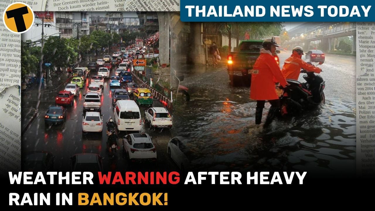 Weather Warning Issued in Bangkok After Heavy Rain | Thailand News Today |  Thaiger