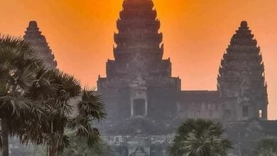 Emotional return home for stolen Cambodia treasure