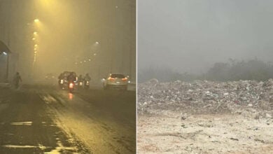 Uncontrollable landfill site fire in Samut Prakan worsens air quality | Thaiger