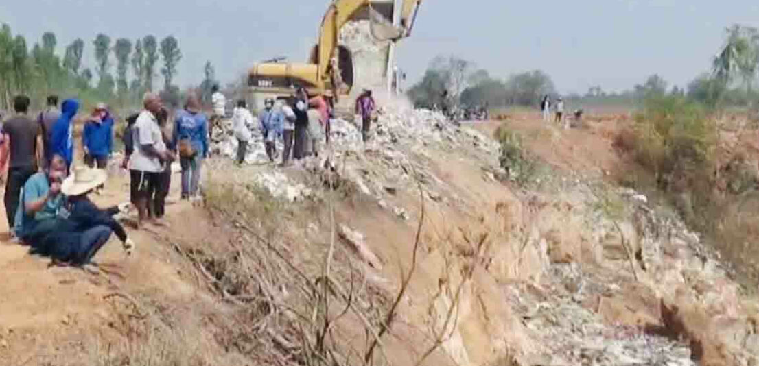 Woman’s dead body tied up and dumped at landfill site in central Thailand