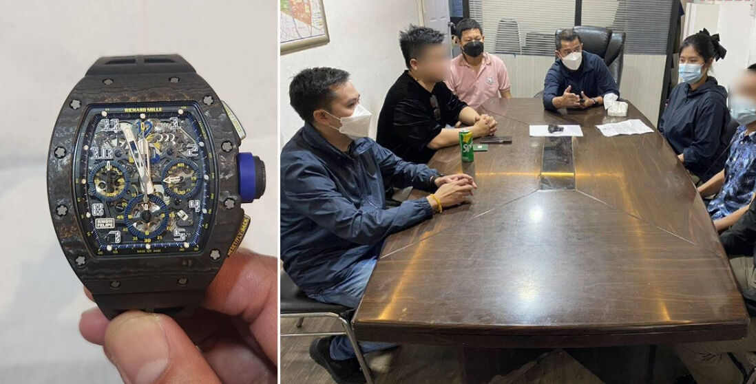 Thai police return 6.5 million baht Richard Mille watch to Vietnamese tourist