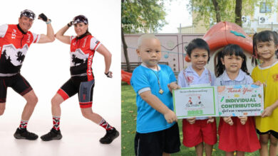 Canadian couple cycle 2500km around Thailand for children’s charity