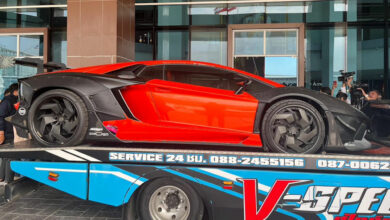 Alleged gambling kingpin’s lawyer surrenders rare Lamborghini to Thai police