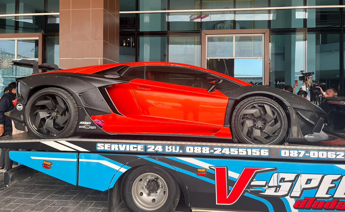 Alleged gambling kingpin’s lawyer surrenders rare Lamborghini to Thai police