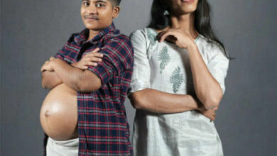 Indian transgender couple cause a stir with pregnancy photoshoot