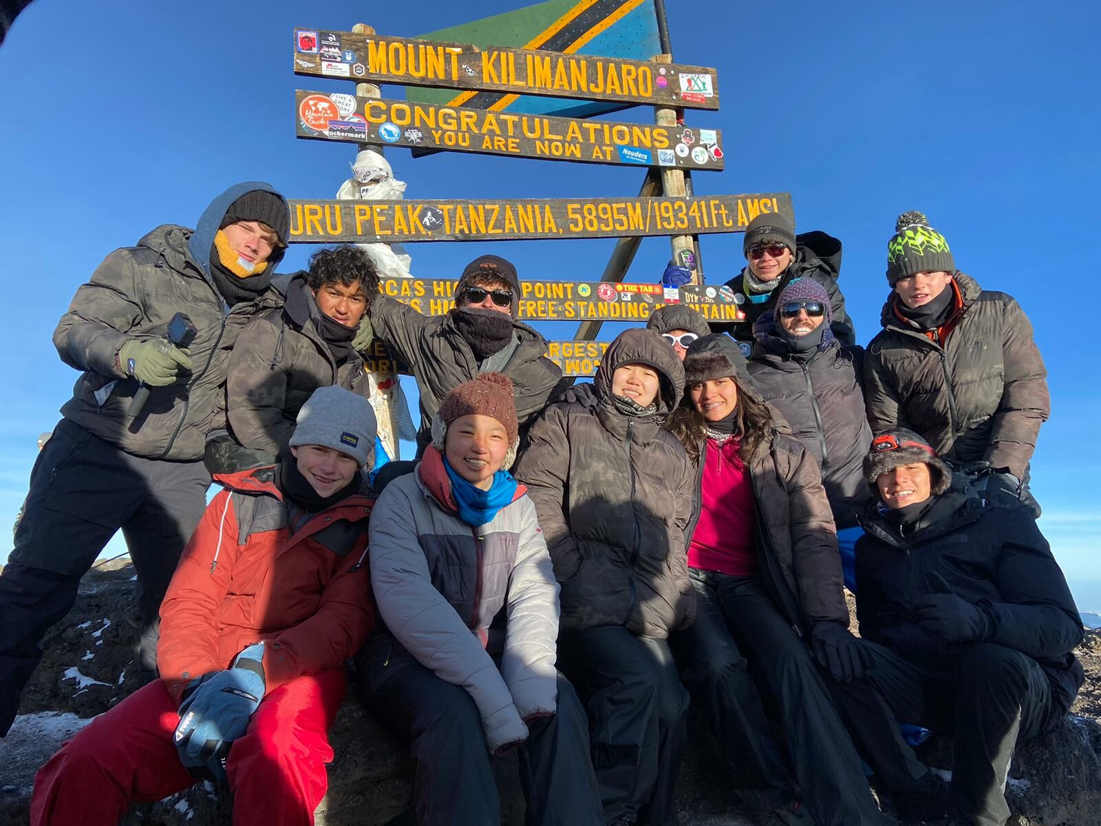 Regents International School Pattaya students reach peak of Mt Kilimanjaro