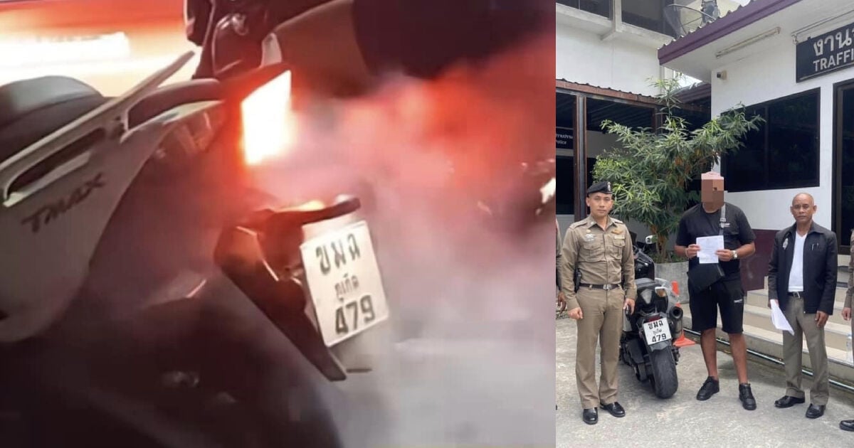 Frenchman pays the price for revving noisy motorbike in Phuket