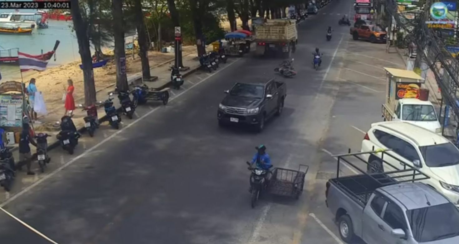 Truck crushes motorbike rider to death in Phuket