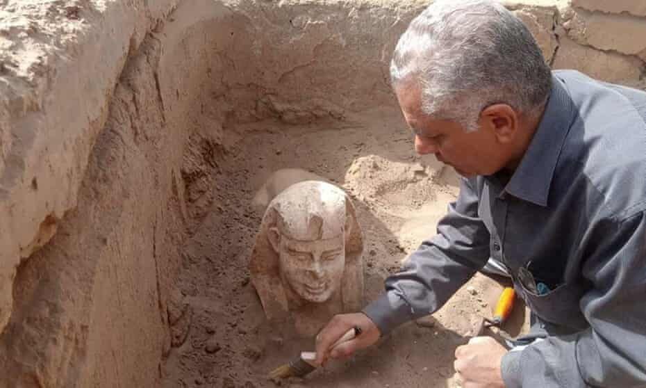 Archaeologists in Egypt discover Sphinx statue related to Roman emperor | News by Thaiger