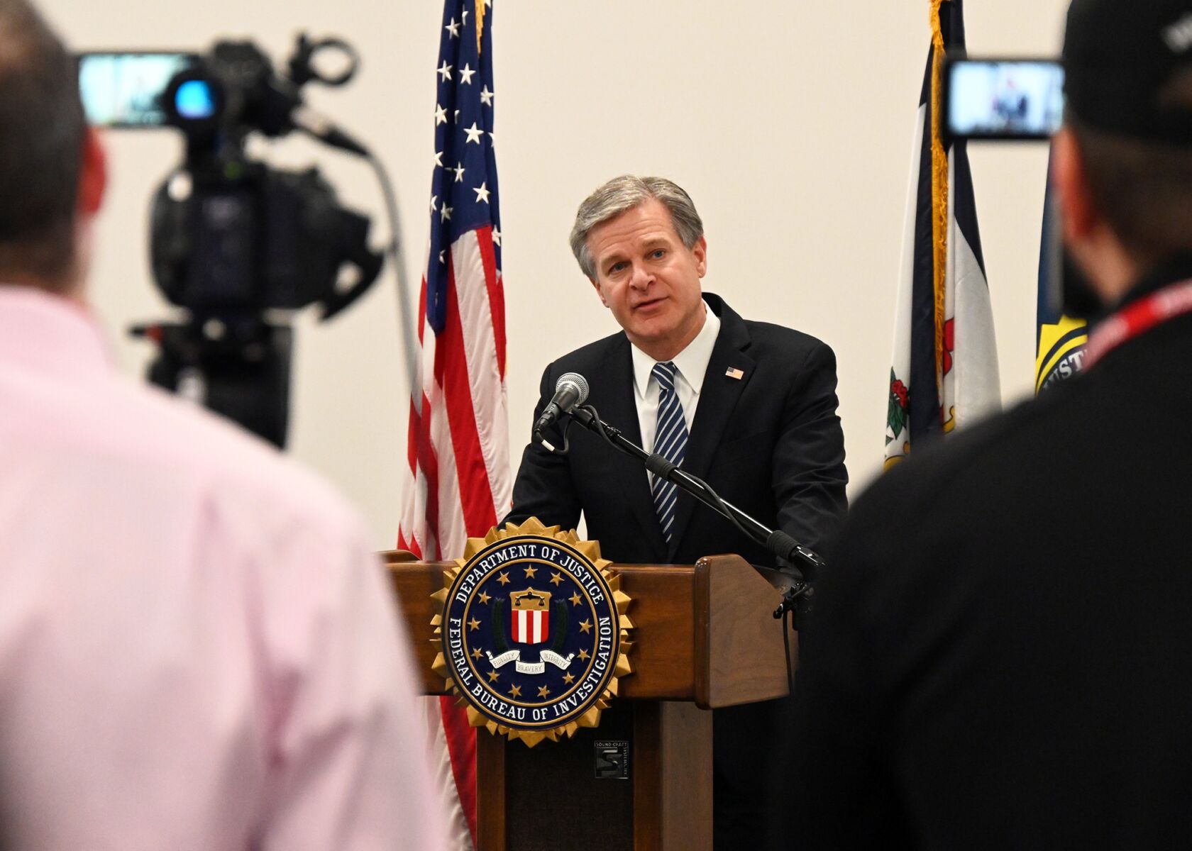 FBI director says Covid-19 started in a Chinese lab, but provides no evidence