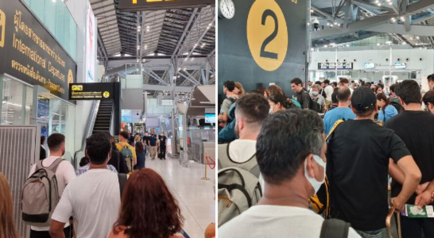 THAI says Suvarnabhumi Airport passengers should arrive 4 hours early, AOT says ‘not true’