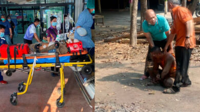 Thai monk charged with attempted murder after leaving policeman in need of urgent brain surgery