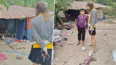 Concerned Thai teacher visits absent student’s home and is shocked by living conditions