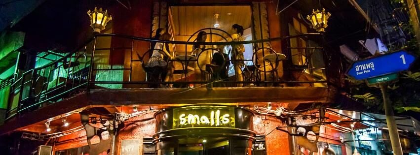 Secret bar in Bangkok called Smalls Bar