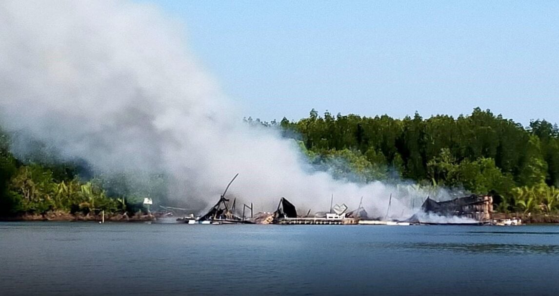 Phang Nga arsonist unashamed after burning down floating restaurant