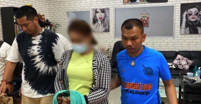 Cops catch transwoman changing hair colour after robbing Pattaya gold shop