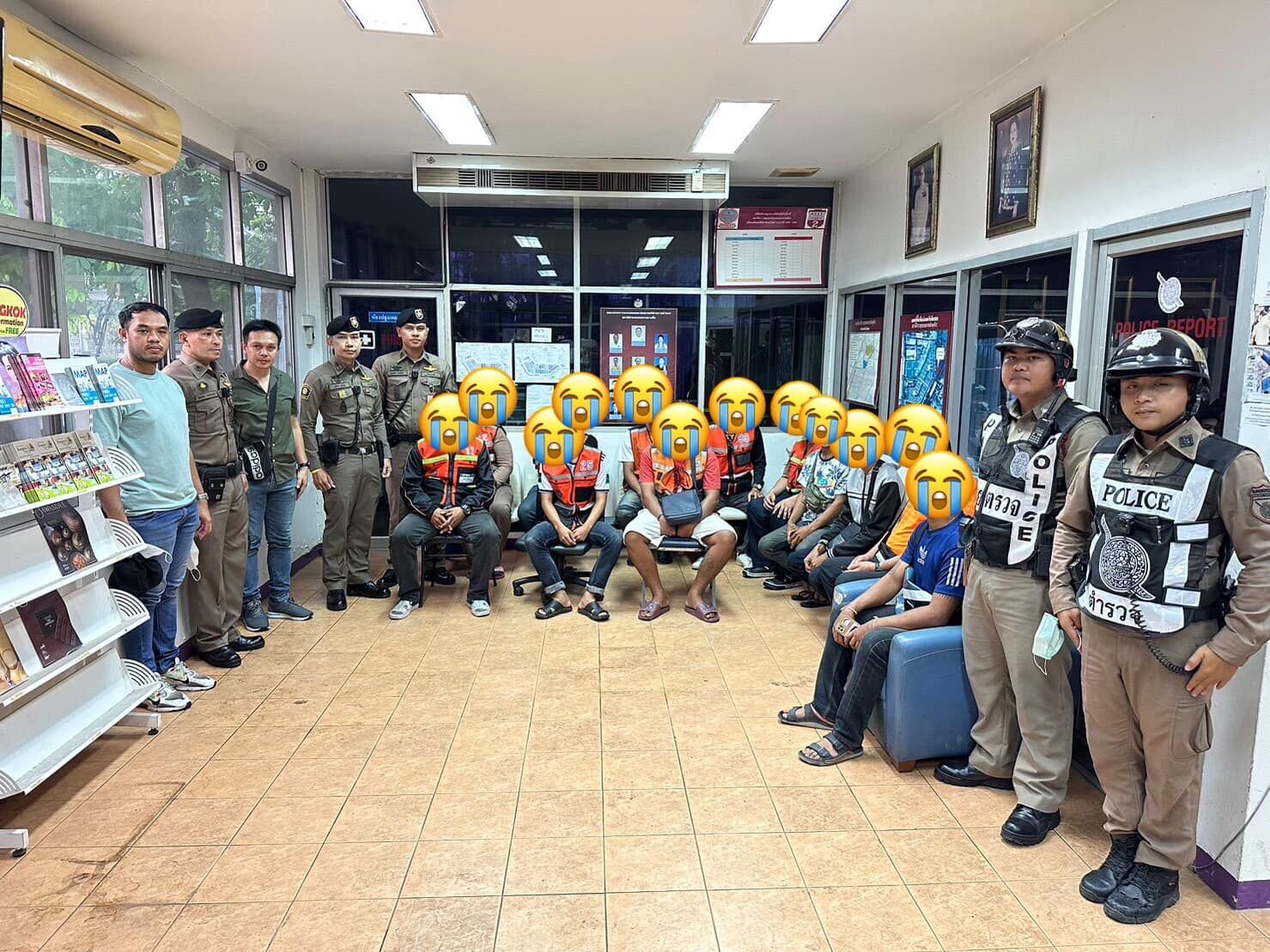 Overcharging, drugs and weapons: Police arrest 30 motorbike taxi ‘Win’ drivers in Bangkok